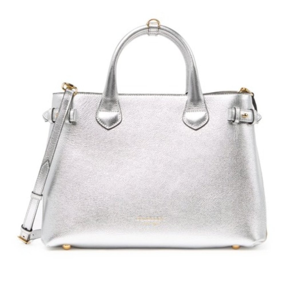 Burberry Silver Tote Bag - Picture 3 of 11